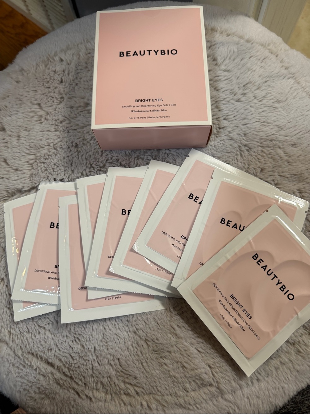 BEAUTYBIO Bright Eyes Eye Gels - Pink Packets 9pcs